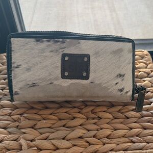 STS Ranchwear Black and White Wallet